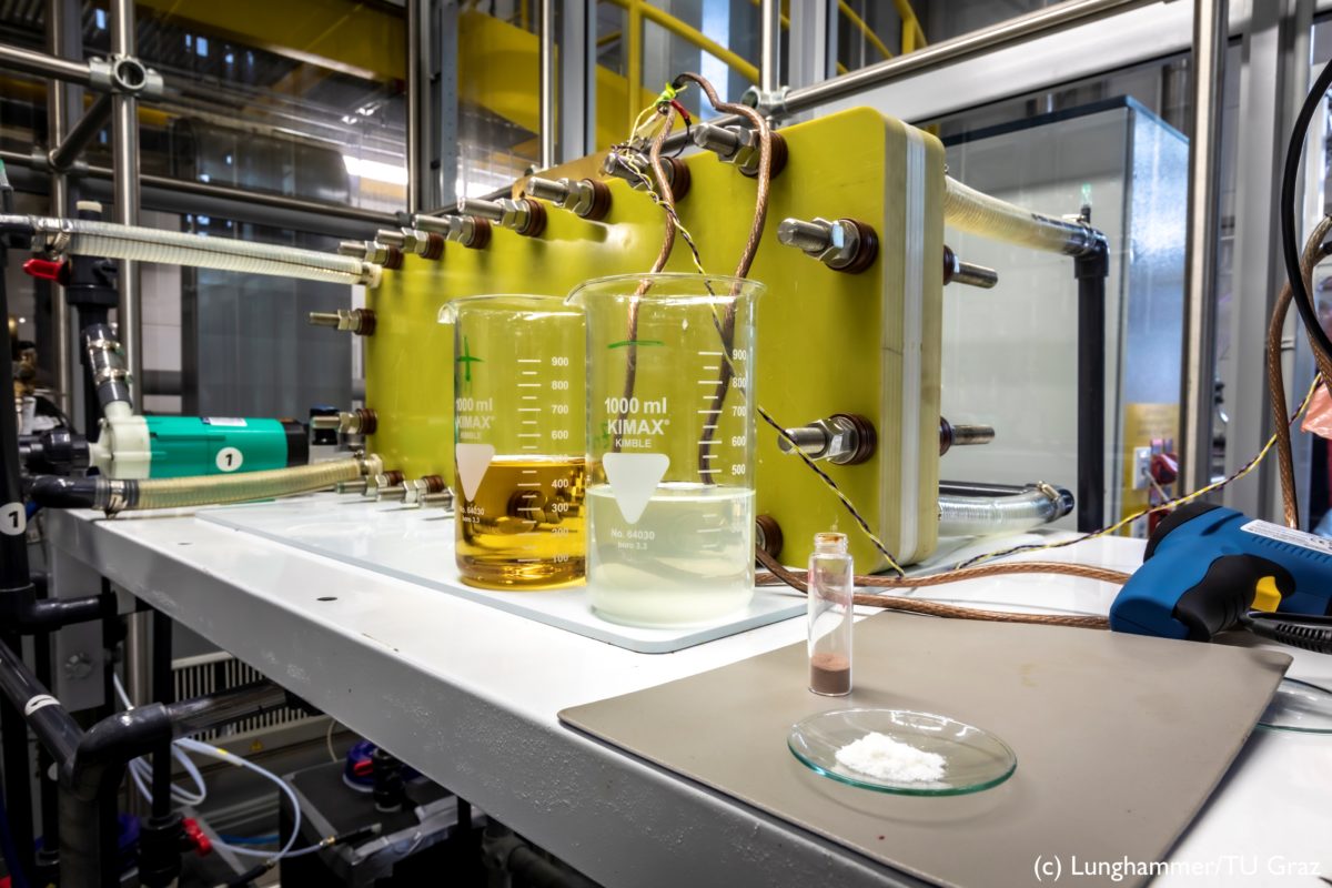 Redox Flow Battery in a lab