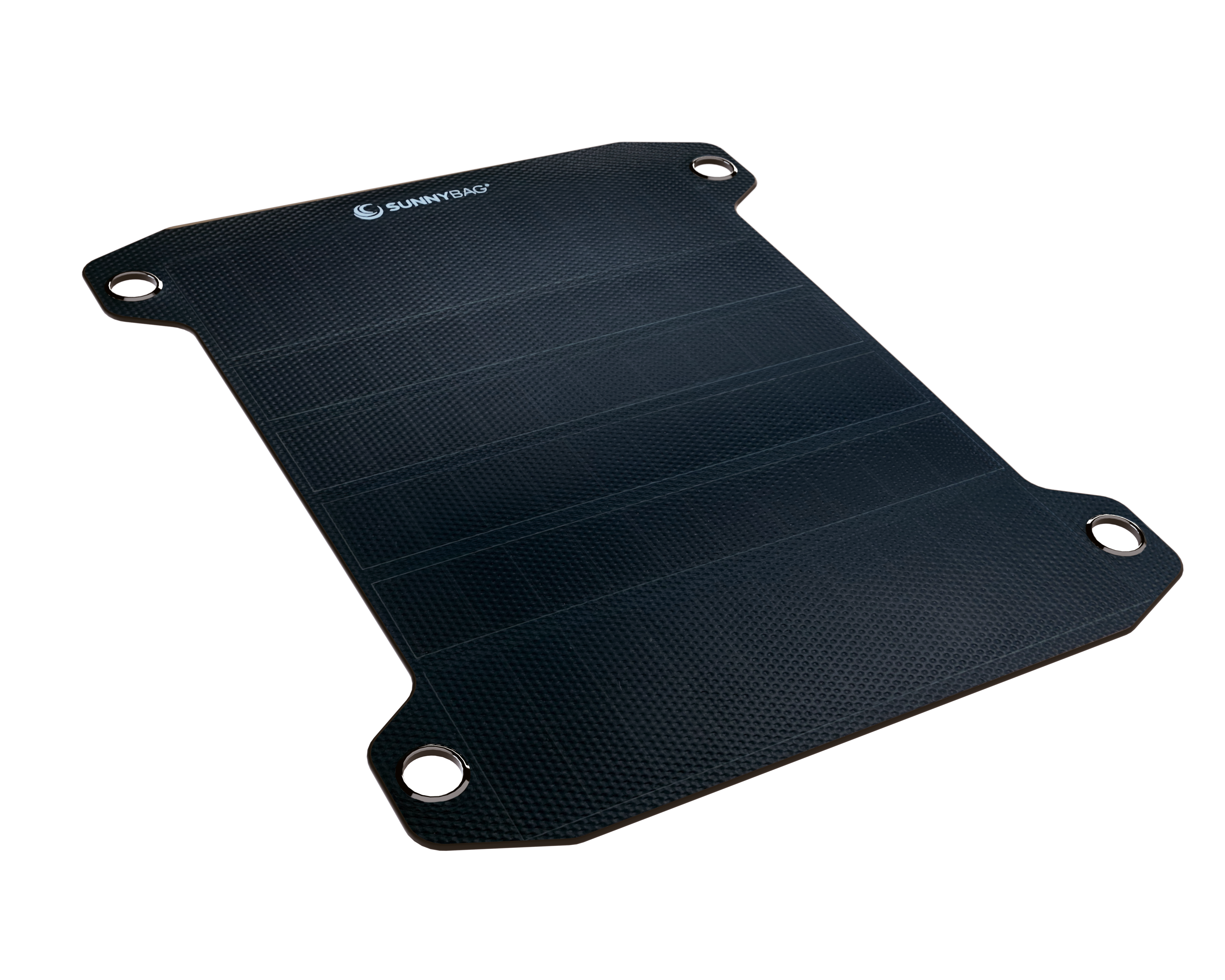 Solar cells integrated in a flat black mat